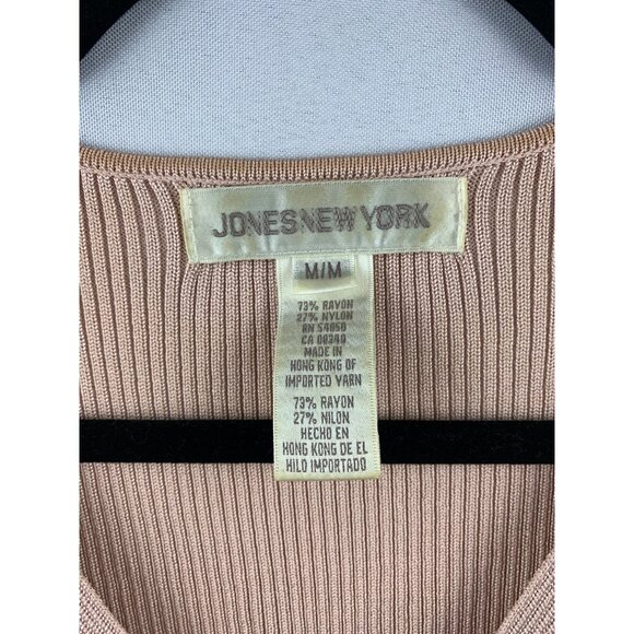 Women's Jones New York Pink Tank & Cardigan Set Size M - Picture 3 of 12